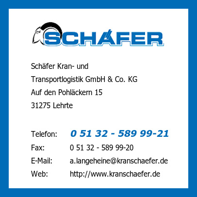 Schfer Kran- und Transportlogistik GmbH & Co. KG