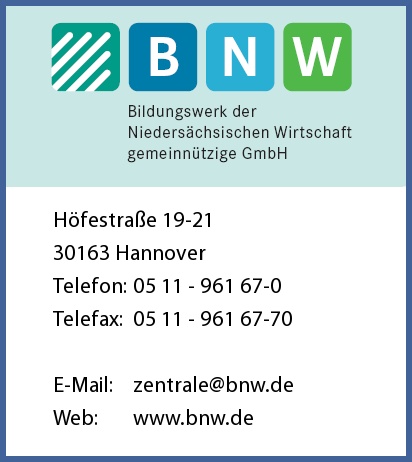 BNW Bildungswerk der Niedersächsischen Wirtschaft gemeinnützige GmbH