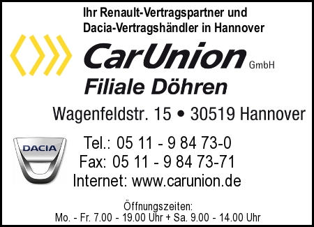 CarUnion GmbH Filiale Döhren