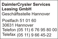 DaimlerChrysler Services Leasing GmbH