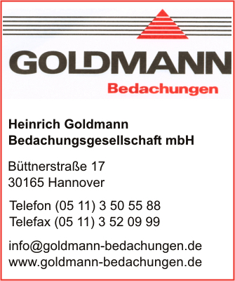 Goldmann Bedachungsgesellschaft mbH, Heinrich