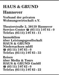 Haus & Grund Hannover