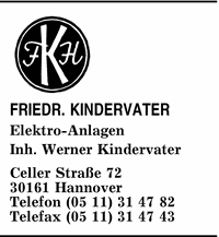 Kindervater, Friedrich