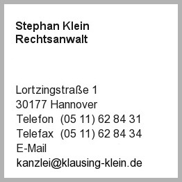 Klein, Stephan