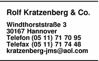 Kratzenberg & Co., Rolf