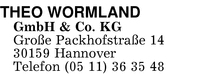 Wormland GmbH & Co. KG, Theo