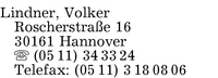 Lindner, Volker