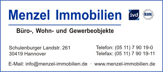 Menzel Immobilien, Inh. Betriebswirt grad. Dieter Menzel