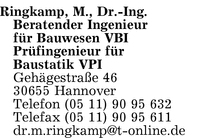 Ringkamp, Prof. Dr.-Ing. M.