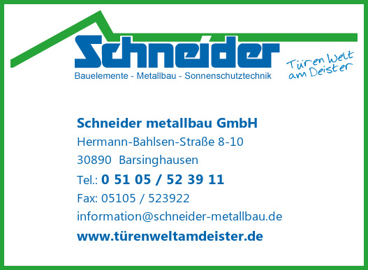 Schneider metallbau GmbH