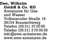 Ewe GmbH & Co. KG, Wilh.