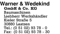 Warner & Wedekind GmbH & Co. KG