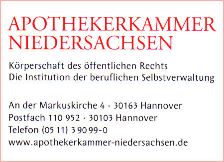 Apothekerkammer Niedersachsen