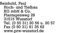 Reinhold Hoch- und Tiefbau KG mbH & Co., Paul