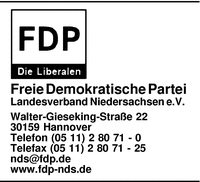 Freie Demokratische Partei Landesverband Niedersachsen e.V.