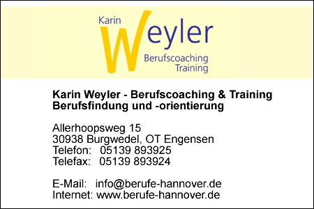 Karin Weyler - Berufscoaching & Training