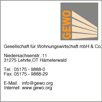 GEWO Gesellschaft fr Wohnungswirtschaft mbH & Co. KG