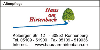 Altenpflege Haus am Hirtenbach