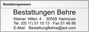 Bestattungen Behre