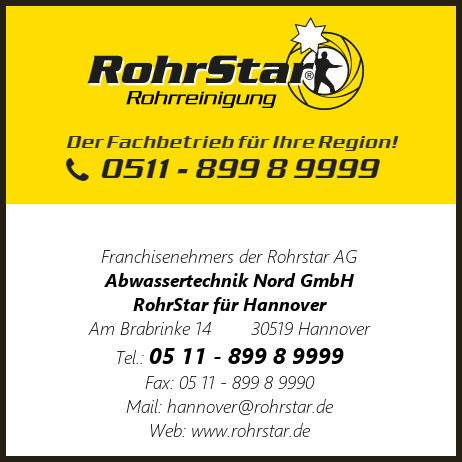 Abwassertechnik Nord GmbH - RohrStar f�r Hannover
