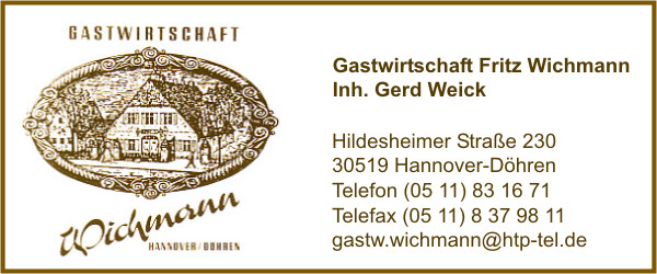 Gastwirtschaft Fritz Wichmann Inh. Gerd Weick