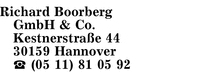 Boorberg Verlag GmbH & Co., Richard