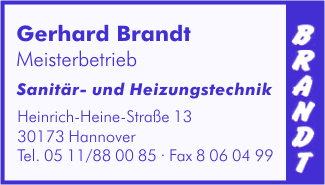 Brandt Inh. Katja Brandt-Mutz e. K., Gerhard