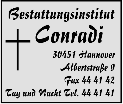 Conradi Bestattungsinstitut, Wilhelm