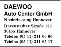 Daewoo Auto Center GmbH