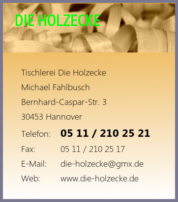Die Holzecke Michael Fahlbusch