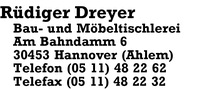 Dreyer, R�diger
