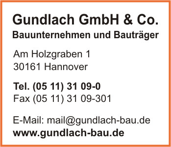 Gundlach GmbH & Co. Bauunternehmen und Bautrger