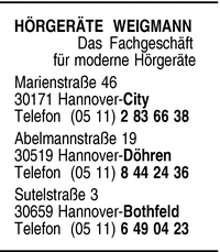 Hrgerte Weigmann Hannover GmbH & Co. KG