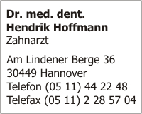 Hoffmann, Dr. med. dent. Hendrik