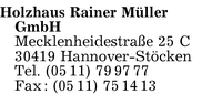 Holzhaus Rainer Mller GmbH