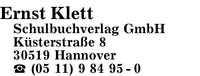 Klett Schulbuchverlag GmbH, Ernst