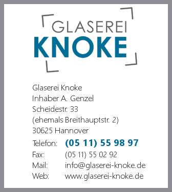 Glaserei Knoke, Inhaber A. Genzel
