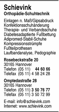 Schievink Orthop. SchuhTechn.