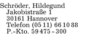 Schr�der, Hildegund