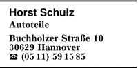 Schulz, Horst