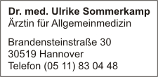 Sommerkamp, Dr. med. Ulrike