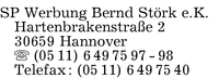 SP-Werbung Bernd Strk, eingetragener Kaufmann