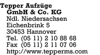 Tepper Aufzge GmbH & Co. KG