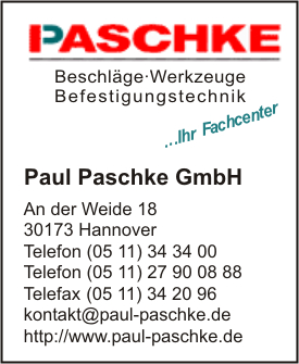 Paschke GmbH, Paul