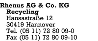 Rhenus Recycling AG & Co. KG