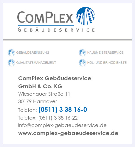 ComPlex Geb�udeservice GmbH & Co. KG