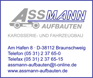 Assmann Aufbauten Karosserie- und Fahrzeugbau, Eberhard