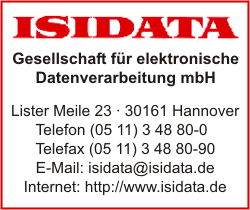 ISIDATA Gesellschaft fr elektronische Datenverarbeitung mbH