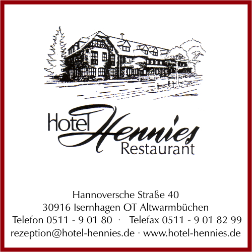 Hotel Hennies GmbH & Co. Hotelbetrieb KG