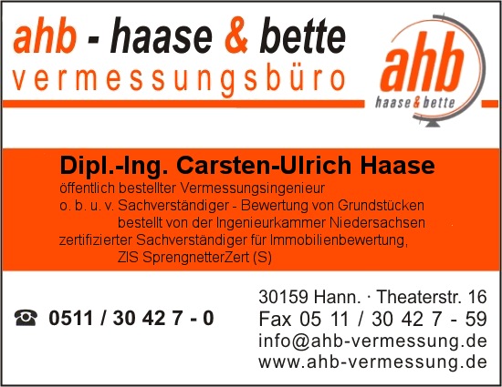 ahb - haase & bette vermessungsbro